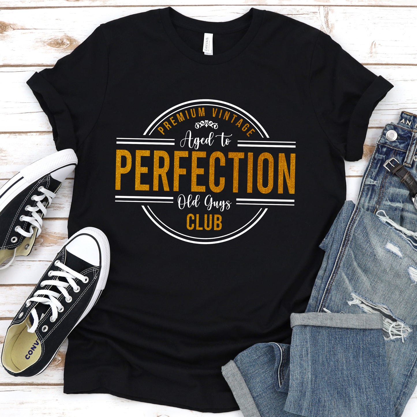 Aged To Perfection - Old Guys Club T-shirt