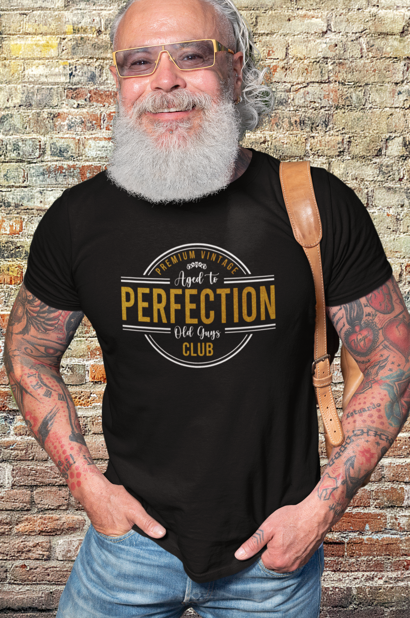 Aged To Perfection - Old Guys Club T-shirt