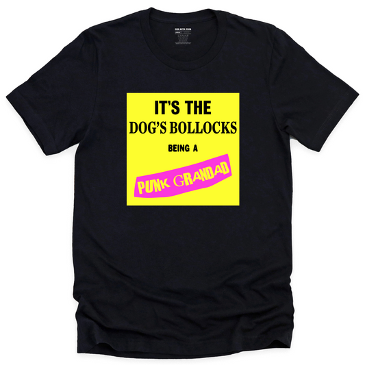 Dog's Bollocks Punk Grandad - T-shirt