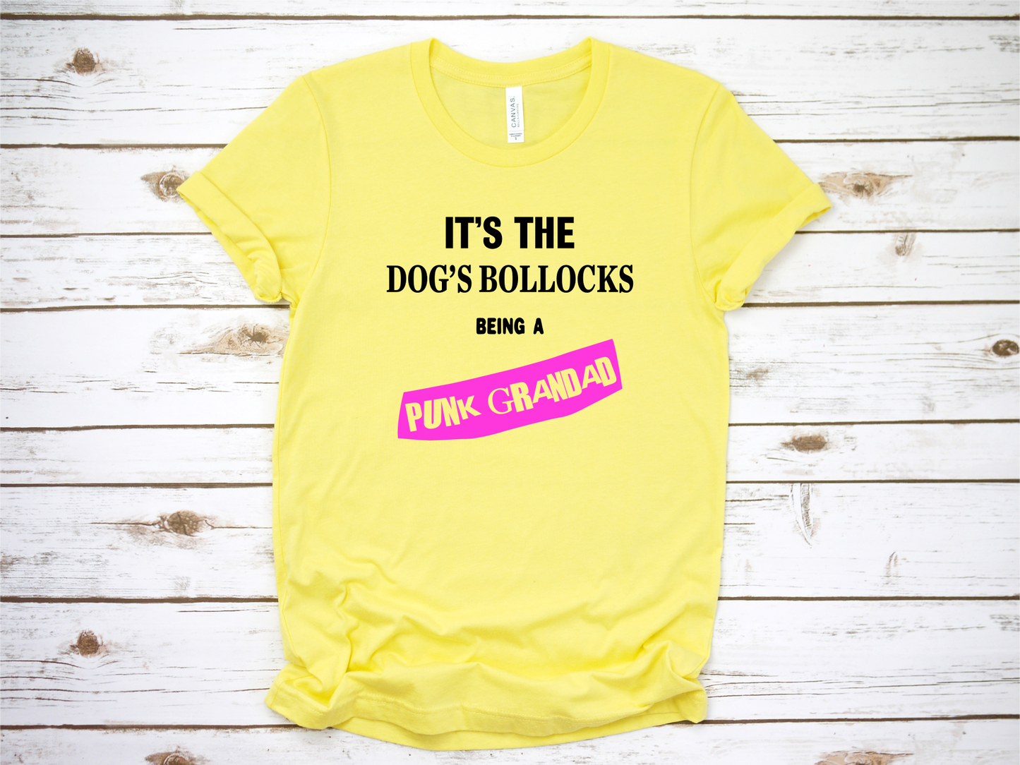 Dog's Bollocks Punk Grandad - T-shirt