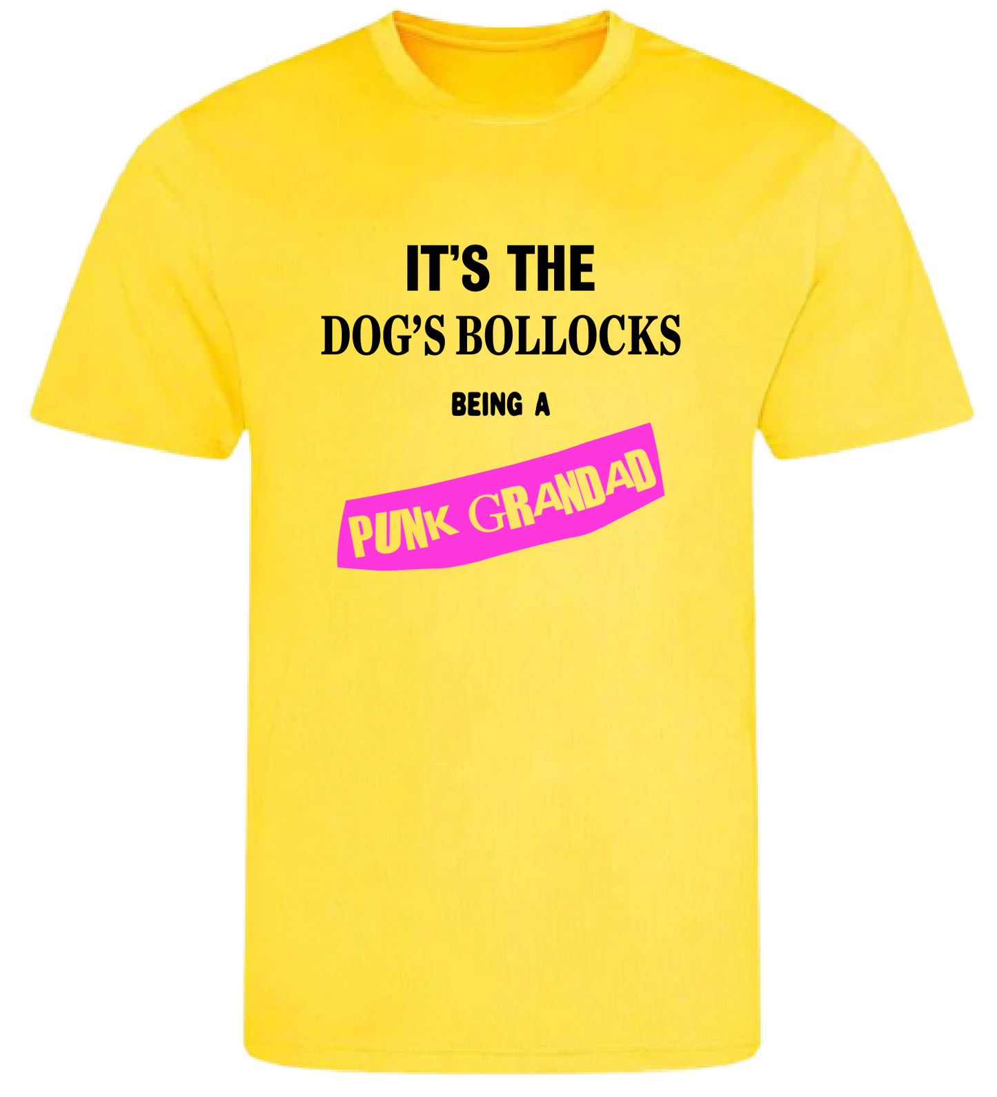 Dog's Bollocks Punk Grandad - T-shirt